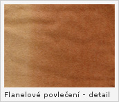 Flanelové povlečení - detail