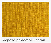 Krepové povlečení - detail
