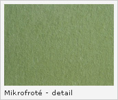 Mikrofroté prostěradlo - detail