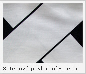 Saténové povlečení - detail